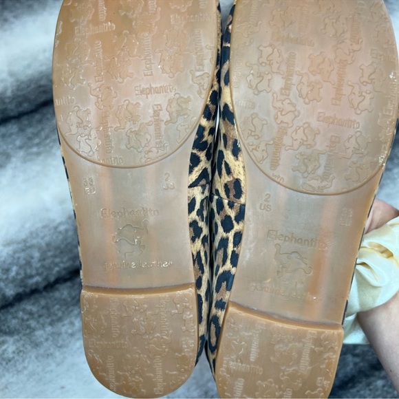 Elephantito Melissa Leopard Print Suede Flats - Picture 6 of 8
